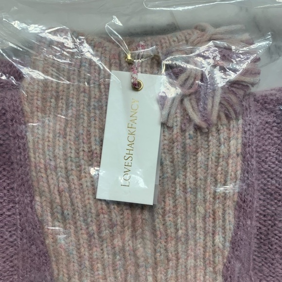 LoveShackFancy Jonae Cropped Mock Zip Up Sweater - Picture 8 of 8